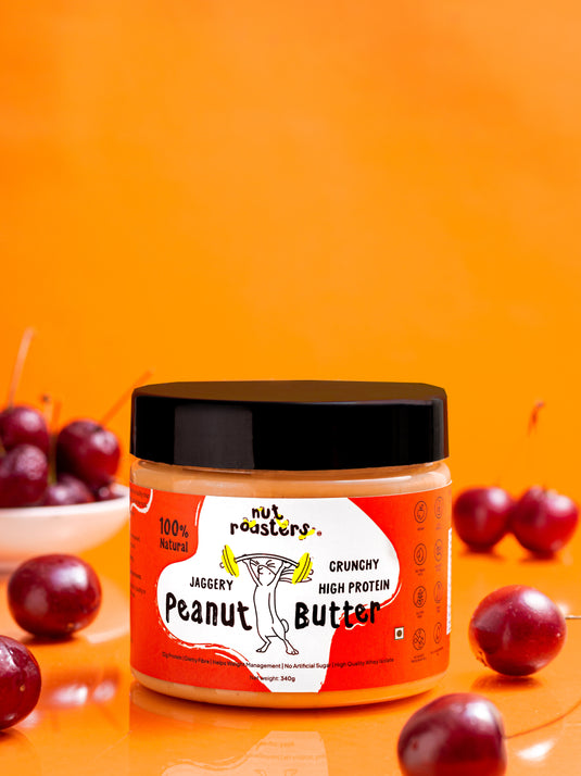 High Protein Jaggery Peanut Butter with Whey