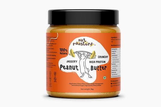 High Protein Jaggery Peanut Butter with Whey