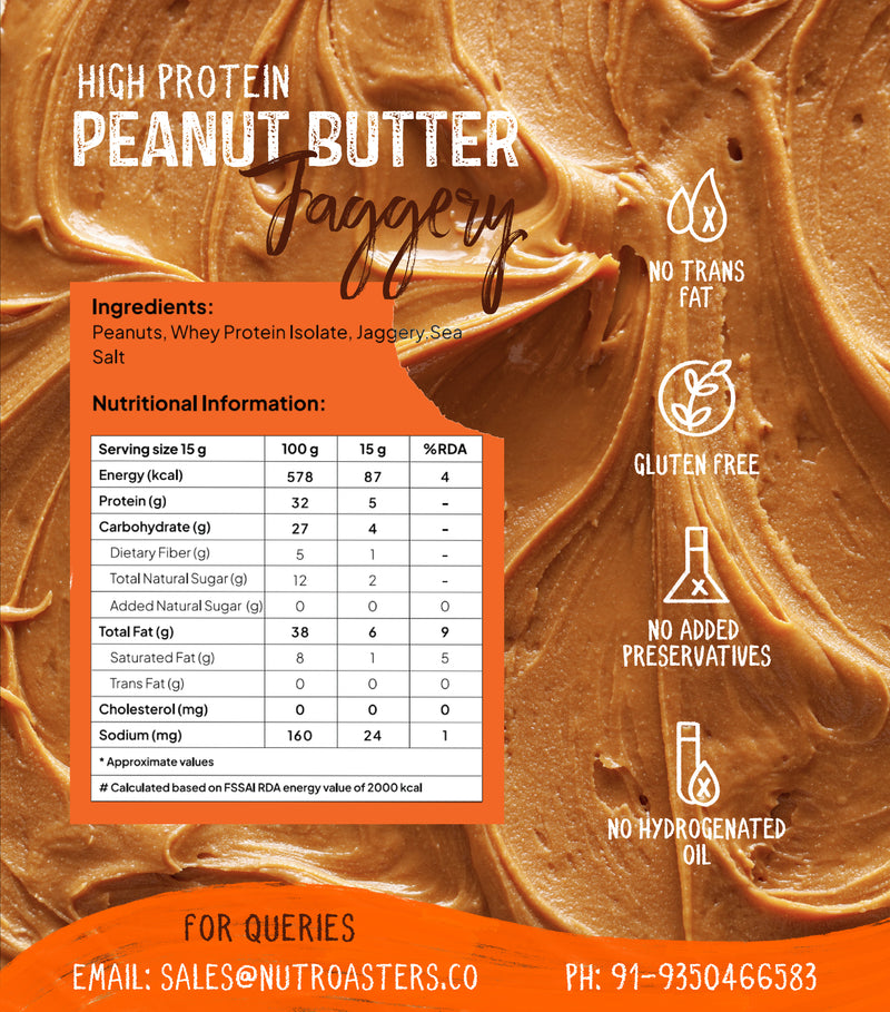 Load image into Gallery viewer, High Protein Jaggery Peanut Butter with Whey
