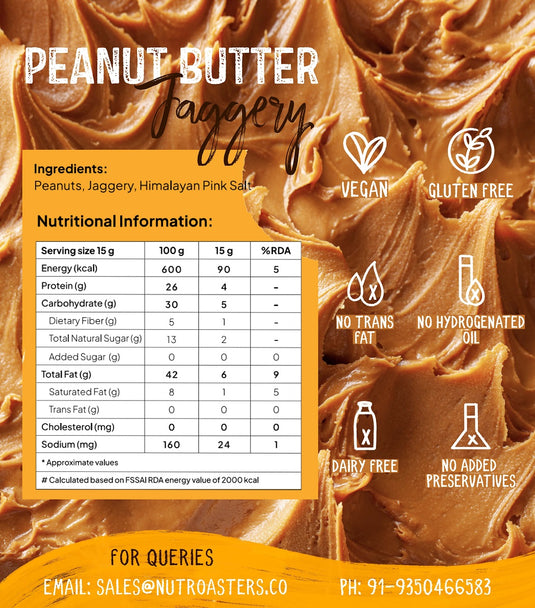 Jaggery Flavored Peanut Butter